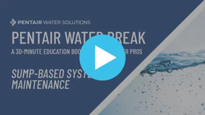 Sump-Based System Maintenance
